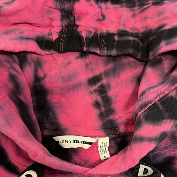 Pink Tie Dye Hoodie Tunic - Picture 2 of 6